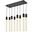 Weston 8 Lights Pendant In Black