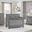 Weston Convertible Kids Bedroom Set In Dusk Gray