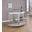 Amarillo 2-tier Bar Unit White and Chrome