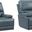 Whitman Cordless Power Recliner Set of 2 In Verona Azure