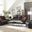 Whitman Powered By Freemotion Power Reclining Sofa Loveseat and Recliner In Black