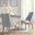 Winfield Upholstered Dining Chair Set of 2 In Light Grey