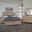 Woodbridge Arch Bedroom Set With Storage Footboard In Clear Maple