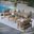 Wren 4-Piece Outdoor Patio Teak Wood Furniture Set In Natural and Driftwood