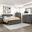 Zephyr Panel Bedroom Set In Gray