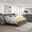 Zephyr Queen Panel Bed In Gray