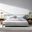 Zest Upholstered Bedroom Set With Wings In Light Grey