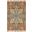Zharah Rust/Blue 2'6" x 7'6" Rug