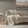 Zuri Polyester Faux Tip Dyed Brushed Long Fur Throw In Sand