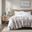 Zuri Polyster Oversized Faux Tip Dye Heated Throw In Blush/Grey