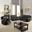 Zuriel Living Room Set In Black