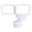 10.75 Inch 2L LED CCT Adj. Outdoor Motion Security Flood Light 240 Deg. In White
