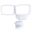10.75 Inch 2L LED Outdoor Motion Sensor Security Flood Light 180 Deg. In White