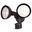 11.75 Inch 2 Light Outdoor Motion Sensor Security Flood Light 180 Deg. In Bronze