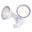 11.75 Inch 2 Light Outdoor Motion Sensor Security Flood Light 240 Deg. In White
