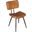 Misty Padded Side Chairs Camel and Black Set of 2
