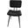 Misty Padded Side Chairs Espresso and Black Set of 2