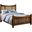 Maple Road Antique Amish King Poster Bed