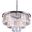 Sydney 26" Polished nickel 9 Light Chandelier With Clear Royal Cut Crystal Trim