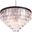 Sydney 44" Matte Black 33 Light Chandelier With Clear Royal Cut Crystal Trim