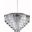 Sydney 44" Polished nickel 33 Light Chandelier With Clear Royal Cut Crystal Trim