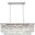 Sydney 40" Polished nickel 12 Light Chandelier With Clear Royal Cut Crystal Trim