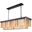 Sydney 50" Matte Black 12 Light Chandelier With Golden Teak Royal Cut Crystal Trim