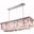 Sydney 50" Polished nickel 12 Light Chandelier With Clear Royal Cut Crystal Trim