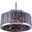 Chelsea 28" Polished nickel 8 Light Chandelier With Silver Shade Royal Cut Crystal Trim