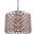 Madison 27.5" Polished nickel 8 Light Chandelier With Golden Teak Royal Cut Crystal Trim