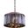 Sydney 31.5" Polished nickel 8 Light Chandelier With Silver Shade Royal Cut Crystal Trim