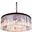 Sydney 43.5" Matte Black 10 Light Chandelier With Clear Royal Cut Crystal Trim