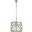 Madison 12" Polished Nickel 3 Light Pendant Royal Cut Crystal Trim