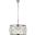 Madison 16" Polished Nickel 4 Light Pendant Royal Cut Crystal Trim