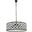 Madison 32" Matte Black 8 Light Chandelier Royal Cut Crystal Trim