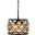 Madison 12" Matte Black 3 Light Pendant With Golden Teak Royal Cut Crystal Trim