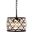 Madison 12" Matte Black 3 Light Pendant With Clear Royal Cut Crystal Trim