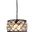 Madison 16" Matte Black 4 Light Pendant With Clear Royal Cut Crystal Trim