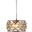 Madison 16" Polished Nickel 4 Light Pendant With Golden Teak Royal Cut Crystal Trim