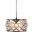 Madison 16" Polished Nickel 4 Light Pendant With Clear Royal Cut Crystal Trim