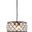 Madison 20" Matte Black 5 Light Chandelier With Clear Royal Cut Crystal Trim