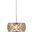 Madison 20" Polished Nickel 5 Light Chandelier With Golden Teak Royal Cut Crystal Trim