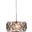 Madison 20" Polished Nickel 5 Light Chandelier With Silver Shade Royal Cut Crystal Trim