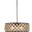 Madison 32" Matte Black 8 Light Chandelier With Golden Teak Royal Cut Crystal Trim