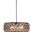 Madison 32" Matte Black 8 Light Chandelier With Silver Shade Royal Cut Crystal Trim