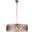 Madison 32" Polished Nickel 8 Light Chandelier With Silver Shade Royal Cut Crystal Trim