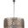 Madison 43.5" Polished Nickel 10 Light Chandelier With Golden Teak Royal Cut Crystal Trim