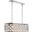 Madison 13" Polished Nickel 6 Light Chandelier Royal Cut Crystal Trim