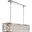 Madison 13" Polished Nickel 7 Light Chandelier Royal Cut Crystal Trim