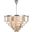 Sydney 44" Polished nickel 33 Light Chandelier With Golden Royal Cut Crystal Trim
